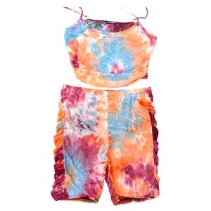 New Fashion Nova Beachy Waves matching set Size Small